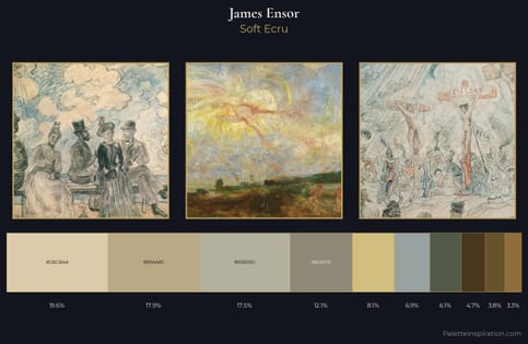James Ensor Palette 2 - Soft Ecru