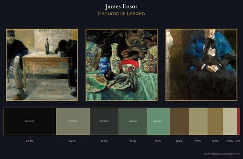 James Ensor Palette 7 - Penumbral Leaden