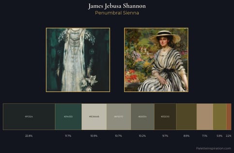 James Jebusa Shannon Palette 2 - Penumbral Sienna