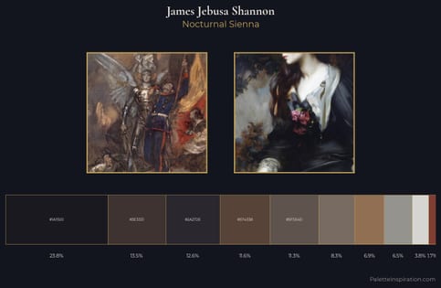 James Jebusa Shannon Palette 3 - Nocturnal Sienna