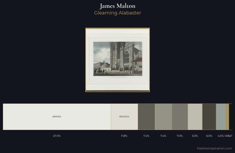 James Malton Palette 2 - Gleaming Alabaster