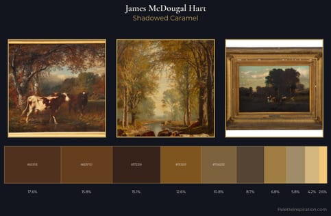 James McDougal Hart Palette 2 - Shadowed Caramel
