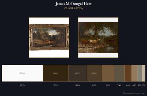 James McDougal Hart Palette 3 - Veiled Tawny