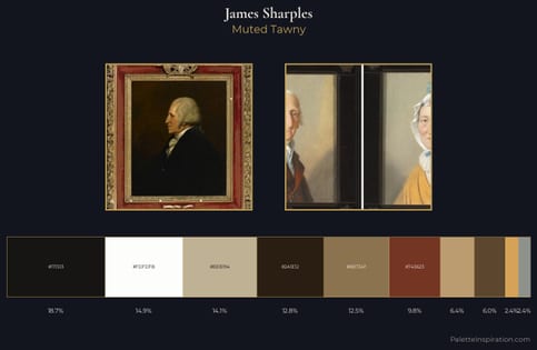James Sharples Palette 3 - Muted Tawny