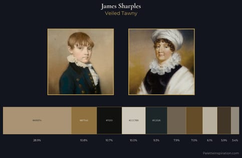 James Sharples Palette 5 - Veiled Tawny