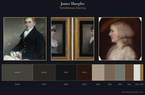 James Sharples Palette 7 - Tenebrous Sienna
