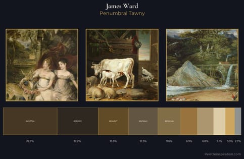 James Ward Palette 7 - Penumbral Tawny