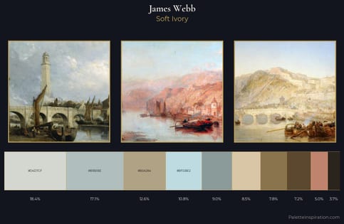 James Webb Palette 1 - Soft Ivory
