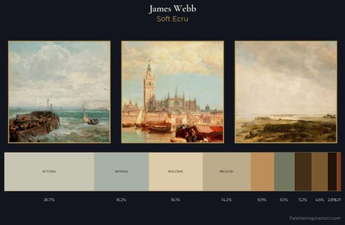 James Webb Palette 8 - Soft Ecru