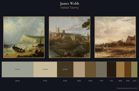 James Webb Palette 12 - Veiled Tawny