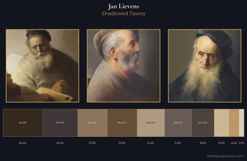 Jan Lievens Palette 2 - Shadowed Tawny