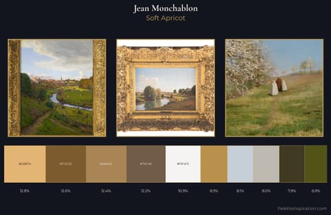 Jean Monchablon Palette 1 - Soft Apricot