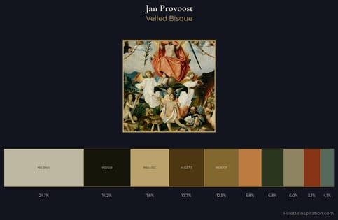 Jan Provoost Palette 4 - Veiled Bisque