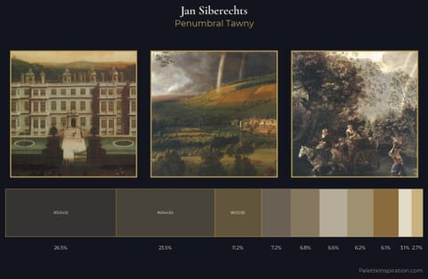 Jan Siberechts Palette 1 - Penumbral Tawny
