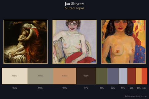 Jan Sluyters Master Palette - Muted Topaz