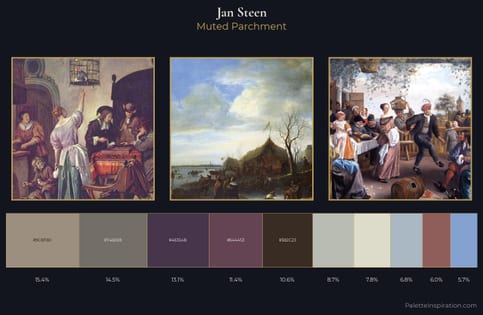 Jan Steen Palette 1 - Muted Parchment
