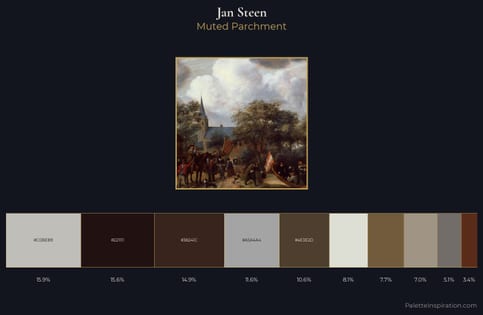 Jan Steen Palette 3 - Muted Parchment