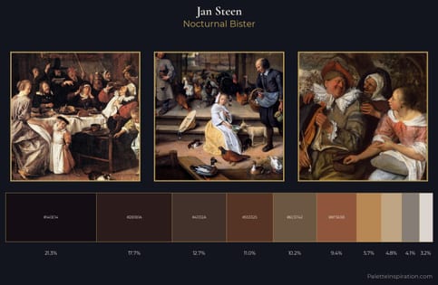 Jan Steen Palette 7 - Nocturnal Bister