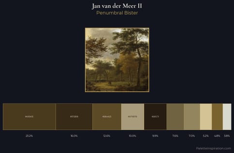 Jan van der Meer II Palette 2 - Penumbral Bister