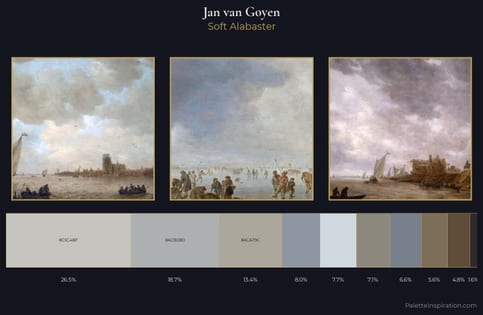 Jan van Goyen Palette 1 - Soft Alabaster