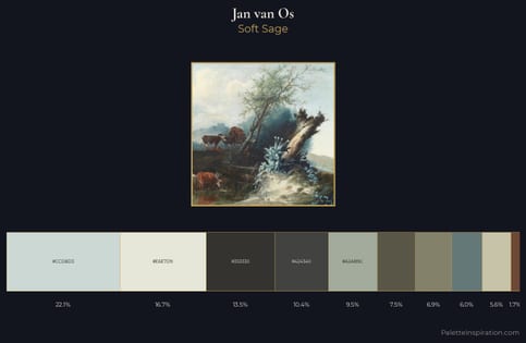 Jan van Os Palette 1 - Soft Sage