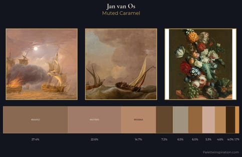 Jan van Os Palette 2 - Muted Caramel