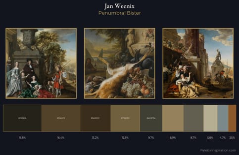 Jan Weenix Palette 5 - Penumbral Bister