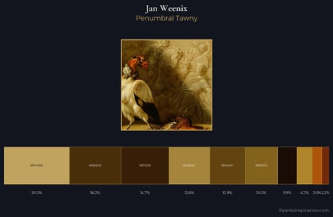 Jan Weenix Palette 7 - Penumbral Tawny