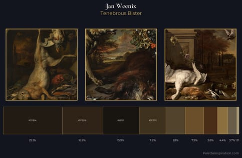 Jan Weenix Palette 8 - Tenebrous Bister