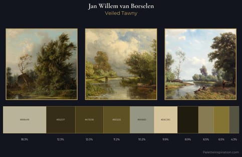 Jan Willem van Borselen Palette 4 - Veiled Tawny
