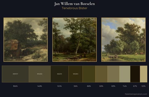 Jan Willem van Borselen Palette 5 - Tenebrous Bister