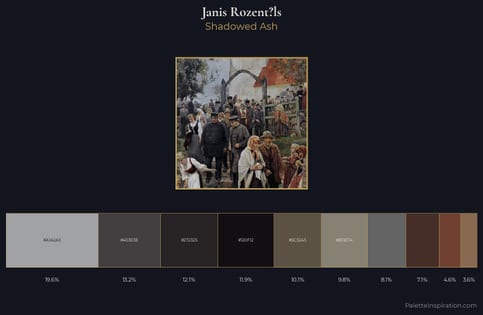 Janis Rozentāls Palette 3