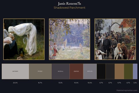 Janis Rozentāls Master Palette