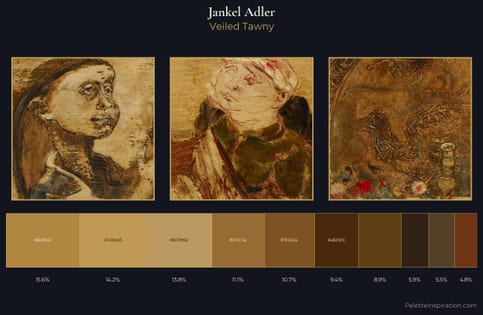 Jankel Adler Palette 4 - Veiled Tawny