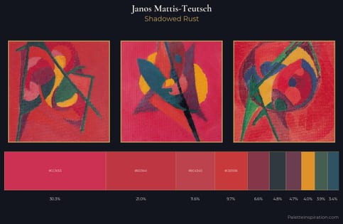 Janos Mattis-Teutsch Palette 10 - Shadowed Rust