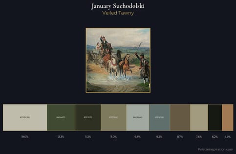 January Suchodolski Palette 4 - Veiled Tawny