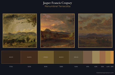 Jasper Francis Cropsey Palette 6