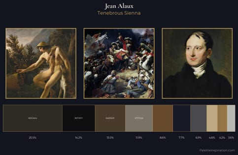 Jean Alaux Palette 4 - Tenebrous Sienna