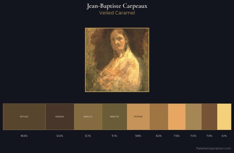 Jean-Baptiste Carpeaux Palette 1 - Veiled Caramel