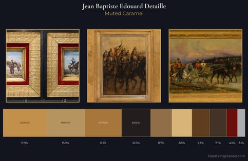 Jean Baptiste Edouard Detaille Palette 4 - Muted Caramel