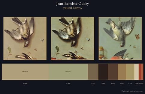 Jean-Baptiste Oudry Palette 3 - Veiled Tawny
