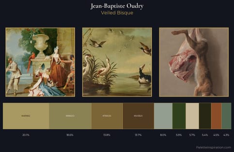 Jean-Baptiste Oudry Palette 7 - Veiled Bisque