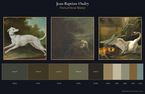 Jean-Baptiste Oudry Palette 9 - Penumbral Bister