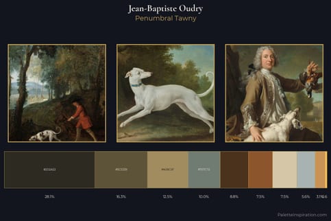 Jean-Baptiste Oudry Master Palette - Penumbral Tawny