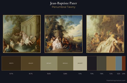 Jean-Baptiste Pater Palette 4 - Penumbral Tawny