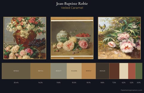 Jean-Baptiste Robie Palette 1 - Veiled Caramel