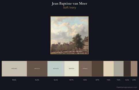 Jean Baptiste van Moer Palette 1 - Soft Ivory