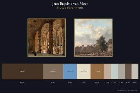 Jean Baptiste van Moer Master Palette - Muted Parchment