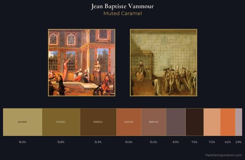 Jean Baptiste Vanmour Palette 3 - Muted Caramel