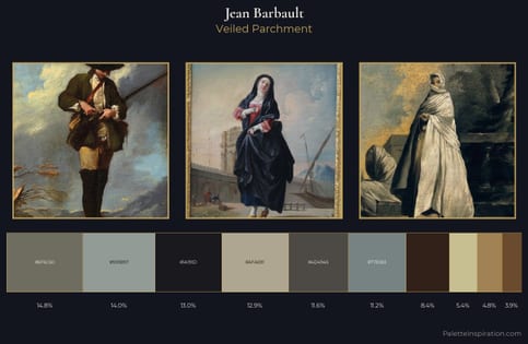 Jean Barbault Palette 3 - Veiled Parchment
